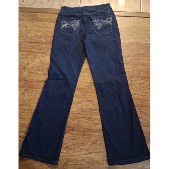 Women's Bandolinoblu Bootcut Embellished Jeans Size 6 - Picture 1 of 5